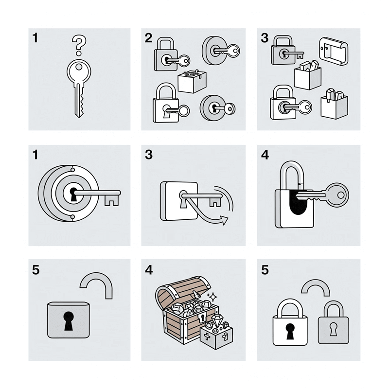 Method To Find Out What A Key Unlocks Method To Find Out What A Key Unlocks
