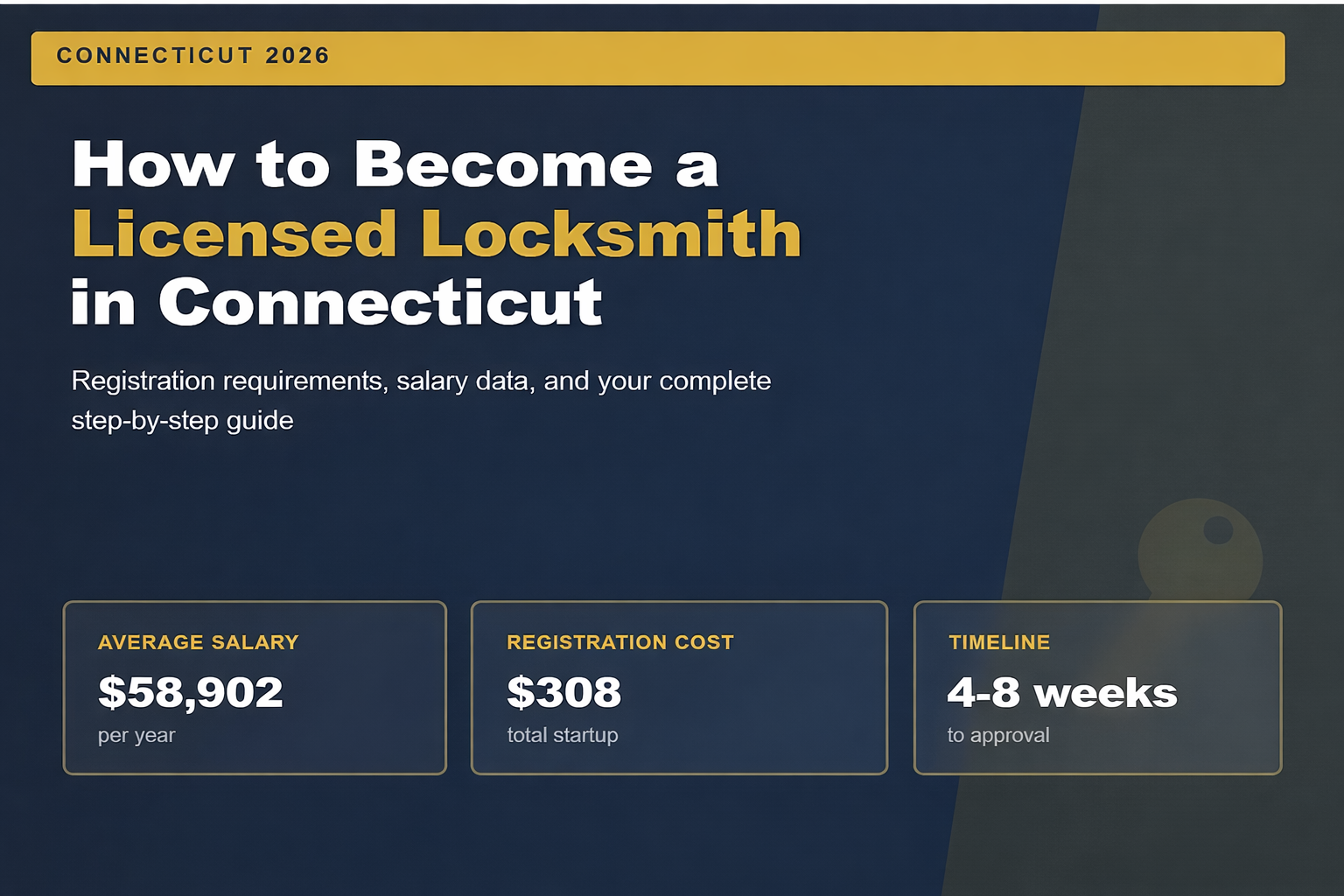 How to Become a Licensed Locksmith in Connecticut in 2026