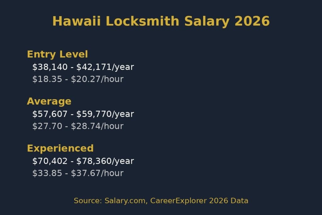 How Much Do Locksmiths Make in Hawaii